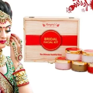 Rangrej's Aromatherapy Bridal Facial Kit For The Ultimate Youthful Glow,(5 Steps x 50gm)